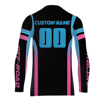 Motocross Racing Jersey UPF30+ Kids Mens Dirt Bike Jersey Racing Biker Girls Off-Road XM15