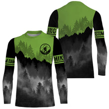 Load image into Gallery viewer, Green Hiking Shirt for Men Women Upf30+ Short &amp; Long Sleeve Hiking Shirts Clothes HM21