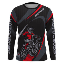 Load image into Gallery viewer, Motocross Racing Jersey UPF30+ Youth Men Women Kid Dirt Bike Shirt Red Motox Off-Road XM90