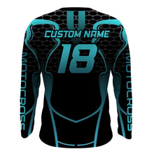 Load image into Gallery viewer, Racing Jersey Motocross Youth Blue UPF30+ Dirt Bike Off-Road MX Jersey Men Kid Motorcycle XM151