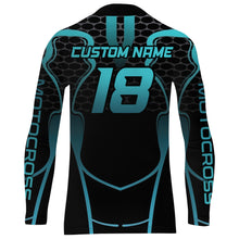 Load image into Gallery viewer, Racing Jersey Motocross Youth Blue UPF30+ Dirt Bike Off-Road MX Jersey Men Kid Motorcycle XM151