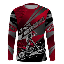 Load image into Gallery viewer, Motocross Racing Jersey Men Women Kid UPF30+ Youth Red Dirt Bike Shirt Off-Road MX Jersey XM97