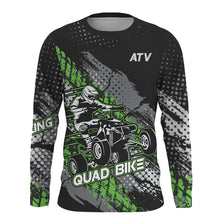 Load image into Gallery viewer, ATV Motocross Jersey Green UPF30+ Kid Men Quad Bike Shirt ATV Racing Off-Road Jersey MX53