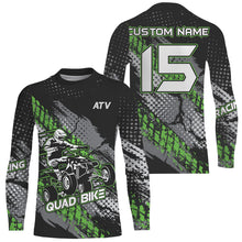 Load image into Gallery viewer, ATV Motocross Jersey Green UPF30+ Kid Men Quad Bike Shirt ATV Racing Off-Road Jersey MX53
