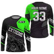 Load image into Gallery viewer, ATV Quad Racing Jersey Kid Men Women Upf30+ Green Quad Bike Shirt ATV Motocross MX57