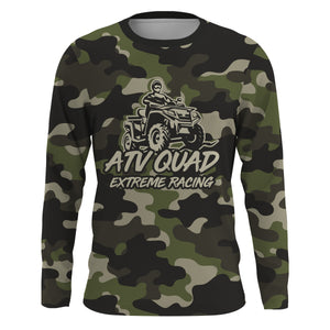 ATV Motocross Jersey Men Kid UPF30+ Camo ATV Quad Bike Shirt Off-Road ATV Riding Jersey MX10