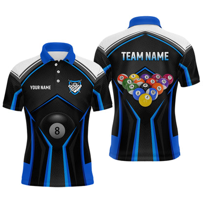 Billiard Jersey 8 Ball Pool Men Custom Billiard Shirt for Men Billiard Team Jersey Polo & 1/4 Zip NNT33