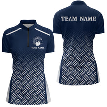Load image into Gallery viewer, Custom Bowling League Shirts For Women with Name, Personalized Bowling Team Jerseys HNT35