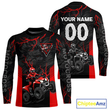 Load image into Gallery viewer, Custom Red Lion ATV Motocross Jersey Racing Shirts Off-Road Jersey Kid Men Women UPF30+ DNT24