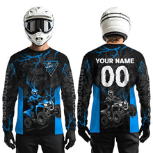 Load image into Gallery viewer, Custom Blue Lion ATV Motocross Jersey Racing Shirts Off-Road Jersey Kid Men Women UPF30+ DNT24