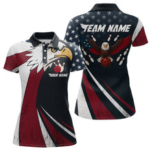Load image into Gallery viewer, Eagel Bowling Custom Women Bowling Shirt Polo &amp; Quarter-Zip Bowling Team Jerseys HNT63