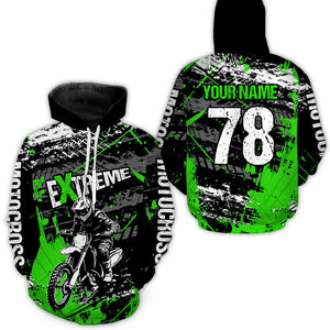 Custom Motocross Hoodie Jersey Youth Dirt Bike Motorcycle Hoodie Shirt for Men Women Kid HOT01
