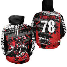 Load image into Gallery viewer, Custom Motocross Hoodie Sweatshirts Dirt Bike Hoodies for Men Women Kid Motorcycle Hoodie HOT14