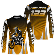 Load image into Gallery viewer, Orange Youth Dirt Bike Jersey Custom Motocross Jersey Men Women Kid Upf30+ Off-Road Jersey DNT75