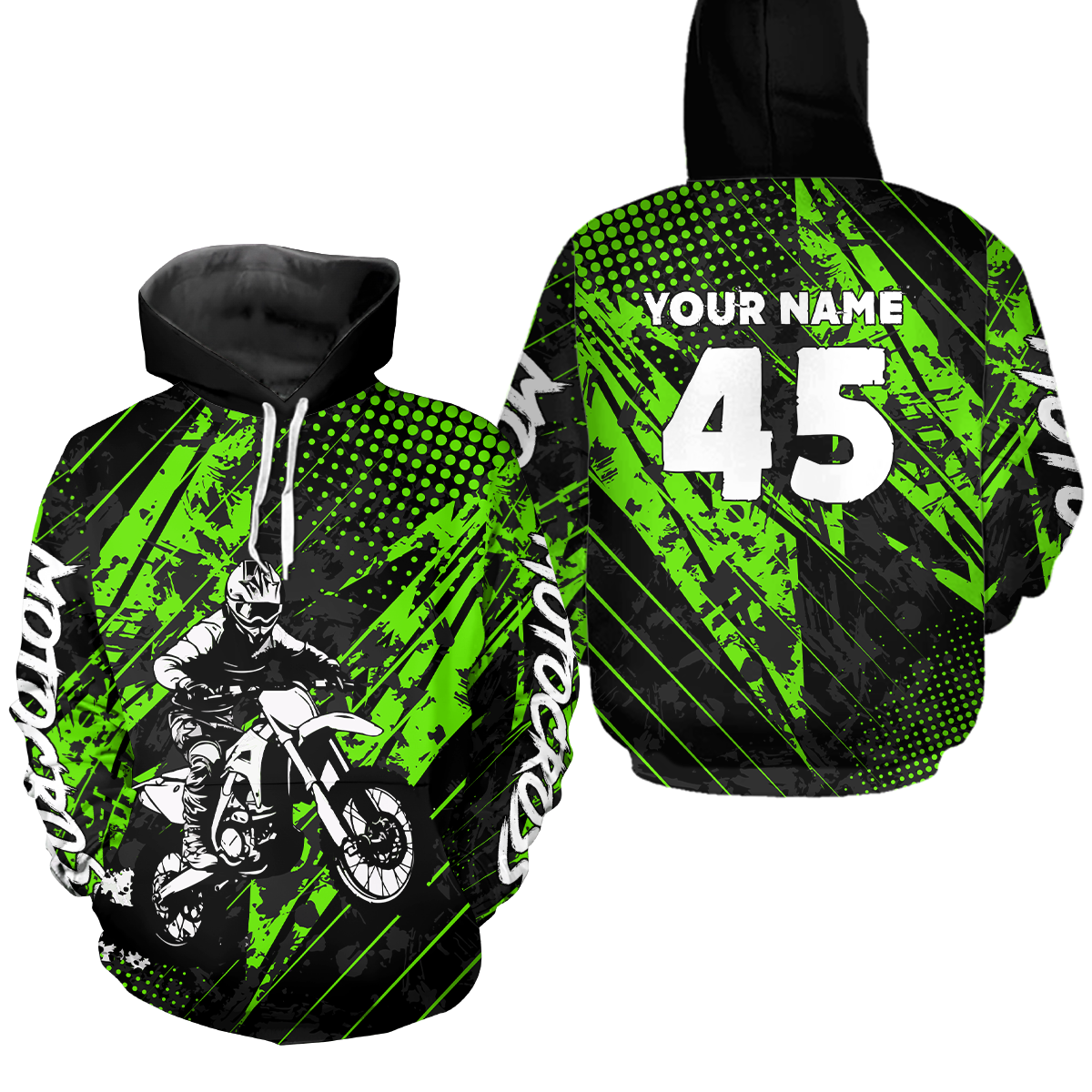 Custom Youth Motocross Hoodie Racing Hooded Jersey Dirt Bike Hoodie Sweatshirts for Kid Men Women HOT12