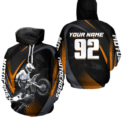 Personalized Youth Racing Hoodie Dirt Bike Motocross Hoodie Shirt for Kid Men Women HOT11