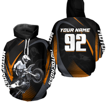 Load image into Gallery viewer, Personalized Racing Hoodie Youth Dirt Bike Motocross Hoodie Shirt for Men Women Kid HOT11