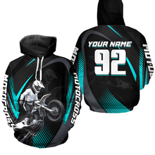 Load image into Gallery viewer, Personalized Racing Hoodie Youth Dirt Bike Motocross Hoodie Shirt for Men Women Kid HOT11