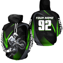 Load image into Gallery viewer, Personalized Racing Hoodie Youth Dirt Bike Motocross Hoodie Shirt for Men Women Kid HOT11