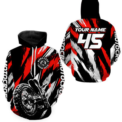 Custom Dirt Bike Motocross Hoodie Shirt for Kid Men Women Motocross Hoodie Jersey HOT03