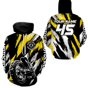 Custom Youth Dirt Bike Motocross Hoodie Shirt for Men Women Kid Motocross Hoodie Jersey HOT03