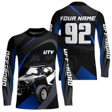 Load image into Gallery viewer, Blue UTV Motocross Racing Shirt Kid Men Women Custom UTV Off-Road Shirts UPF30+ DNT27