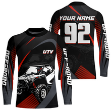 Load image into Gallery viewer, Red UTV Motocross Racing Shirt Kid Men Women Custom UTV Off-Road Shirts UPF30+ DNT27