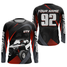 Load image into Gallery viewer, Red UTV Motocross Racing Shirt Kid Men Women Custom UTV Off-Road Shirts UPF30+ DNT27