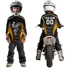 Load image into Gallery viewer, Orange Youth Dirt Bike Jersey MX Off-Road Motocross Shirt Racing Shirt Kid Men Women DNT55