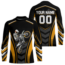 Load image into Gallery viewer, Orange Youth Dirt Bike Jersey MX Off-Road Motocross Shirt Racing Shirt Kid Men Women DNT55
