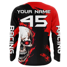 Load image into Gallery viewer, Motocross Jersey Upf30+ Custom Dirt Bike Jersey Mens Women Skull Off-Road Jersey Adult&amp;Kid| CTP51