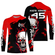 Load image into Gallery viewer, Motocross Jersey Upf30+ Custom Dirt Bike Jersey Mens Women Skull Off-Road Jersey Adult&amp;Kid| CTP51