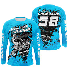 Load image into Gallery viewer, Custom Dirt Bike Jersey Motocross Shirt Mens Women Motocross Jersey| CTP21