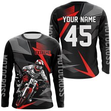 Load image into Gallery viewer, Adult&amp;Kid Custom Motocross Jersey UPF30+ MX Racing Extreme Dirt Bike Racewear| CTP32