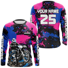 Load image into Gallery viewer, Custom Motocross Jersey Dirt Bike Clothes Upf30+ Mens Women Off-Road Jersey| CTP16