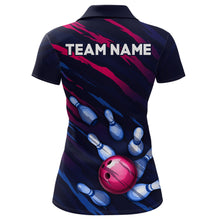 Load image into Gallery viewer, Custom Bowling Jersey Men And Women Custom Bowling Shirts Unisex Navy Polo Bowling Team Shirt CP04