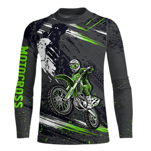 Adult&Kid Custom Dirt Bike Jersey Motocross Jersey Upf30+ Motocross Shirt Racing Jersey| CTP80