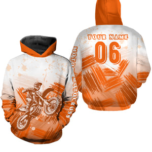 Adult&Kid Custom Dirt Bike Jersey Motocross Jersey Upf30+ Mens Women Motocross Shirt| CTP56