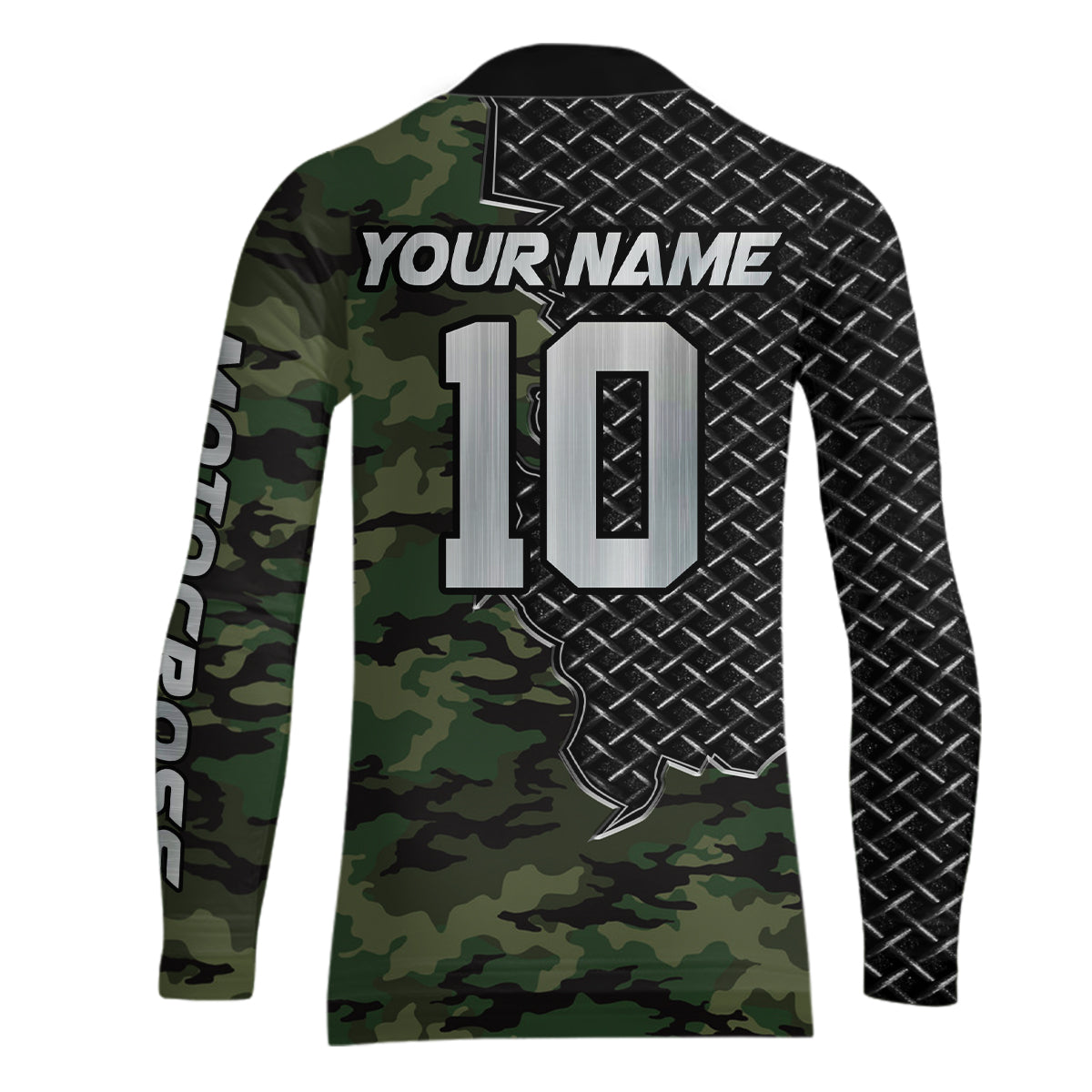 Adult&Kid Custom Camo Dirt Bike Jersey Motocross Jersey Upf30+ Motocross Shirt| CTP92