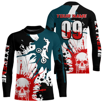 Custom Dirt Bike Jersey Motocross Jersey Upf30+ Mens Women Motocross Shirt| CTP55