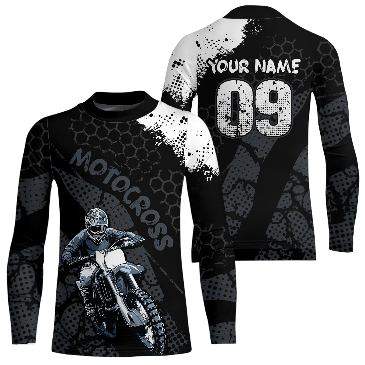 Custom Motocross Jersey Dirt Bike Jersey Upf30+ Mens Women Motorcycle Shirt| CTP13