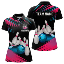 Load image into Gallery viewer, Bowling Jersey Men And Women Custom Bowling Team Shirts Unisex Bowling Polo Quarter-zip CP24
