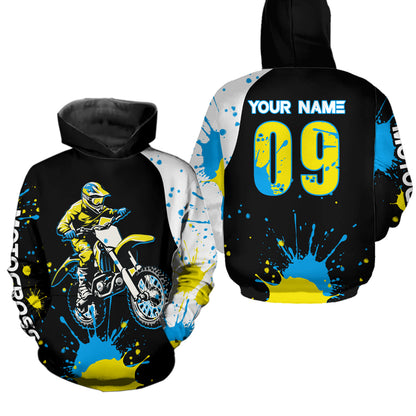 Adult&Kid Custom Motocross Jersey Upf30+ Mens Women Dirt Bike Shirt Off Road Jersey| CTP99