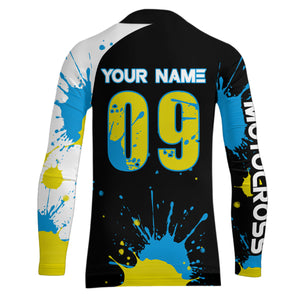 Adult&Kid Custom Motocross Jersey Upf30+ Mens Women Dirt Bike Shirt Off Road Jersey| CTP99