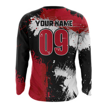 Load image into Gallery viewer, Adult&amp;Kid Red Custom Motocross Jersey UPF30+ MX Racing Dirt Bike Racewear| CTP34