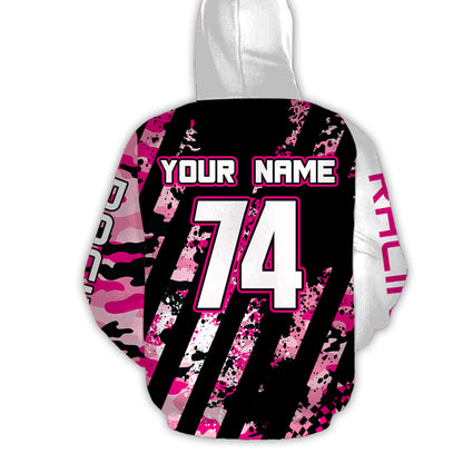 Custom Dirt Bike Hoodie Skull Motocross Hooded Jersey Mens Women Youth Motorcycle Hoodie| CTP38