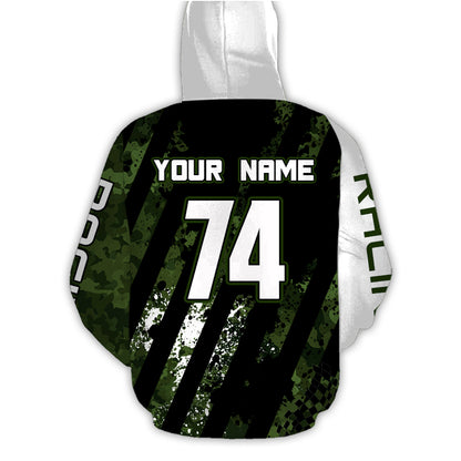 Custom Dirt Bike Hoodie Skull Motocross Hooded Jersey Mens Women Youth Motorcycle Hoodie| CTP40