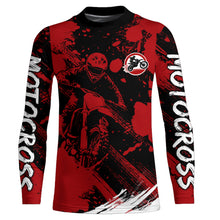 Load image into Gallery viewer, Adult&amp;Kid Custom Motocross Jersey Upf30+ Mens Women Dirt Bike Shirt| CTP98