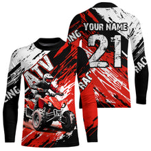 Load image into Gallery viewer, Red Atv Motocross Jersey Custom Off-Road Quad Bike Shirt For Men Women Kid Youth Mx Dirt Bike NHN006