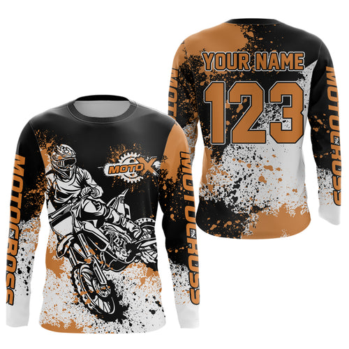 Custom Motocross Jersey Dirt Bike Shirt Motorcycle Jersey Team Shirt MX Jersey Adult & Kid| CTP109